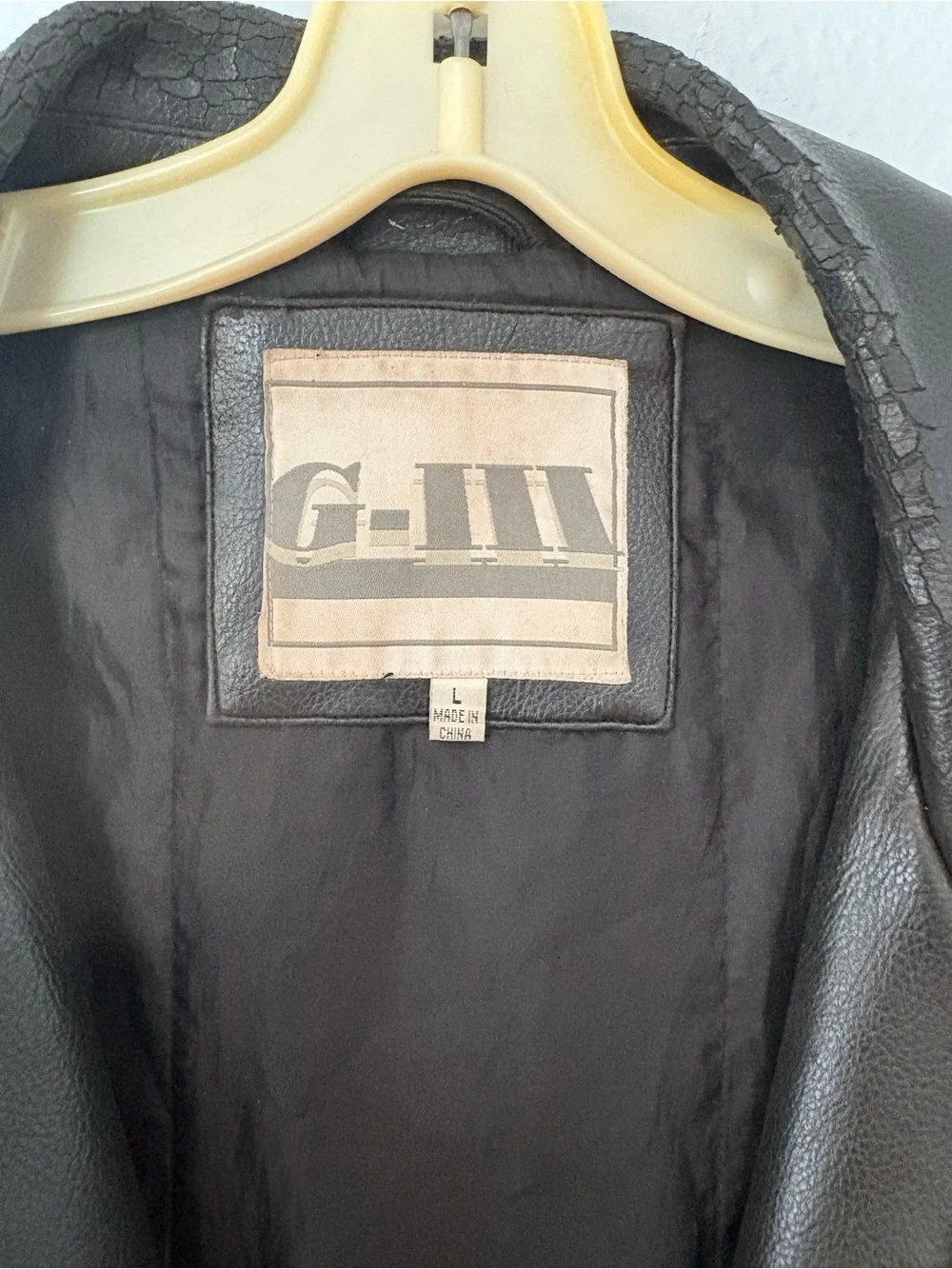 Vintage Packers Black & Green Leather Jacket
